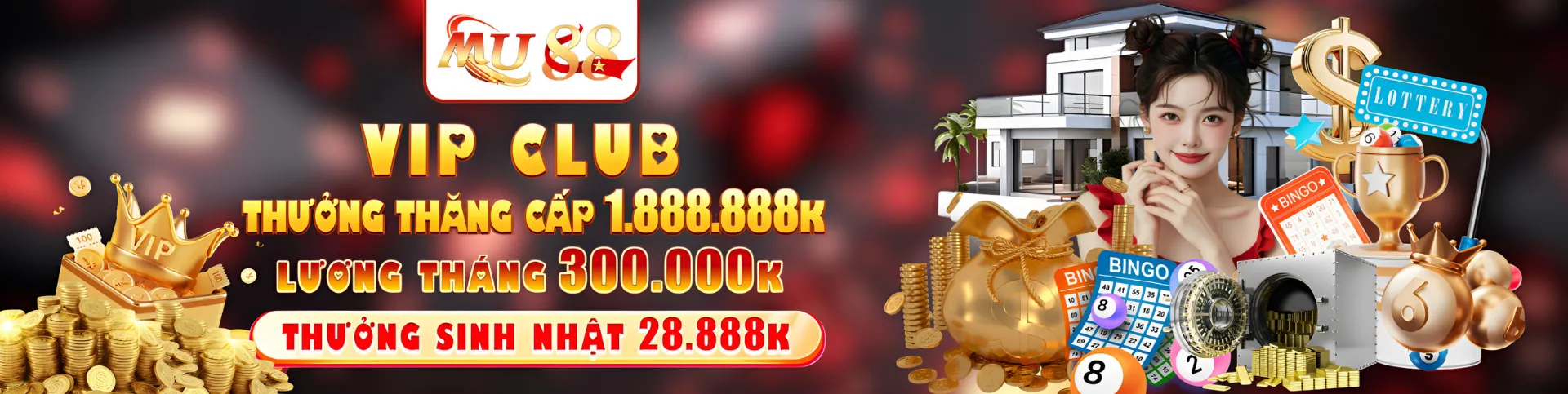 THĂNG HẠNG VIP MU88 – NHẬN THƯỞNG CỰC LỚN